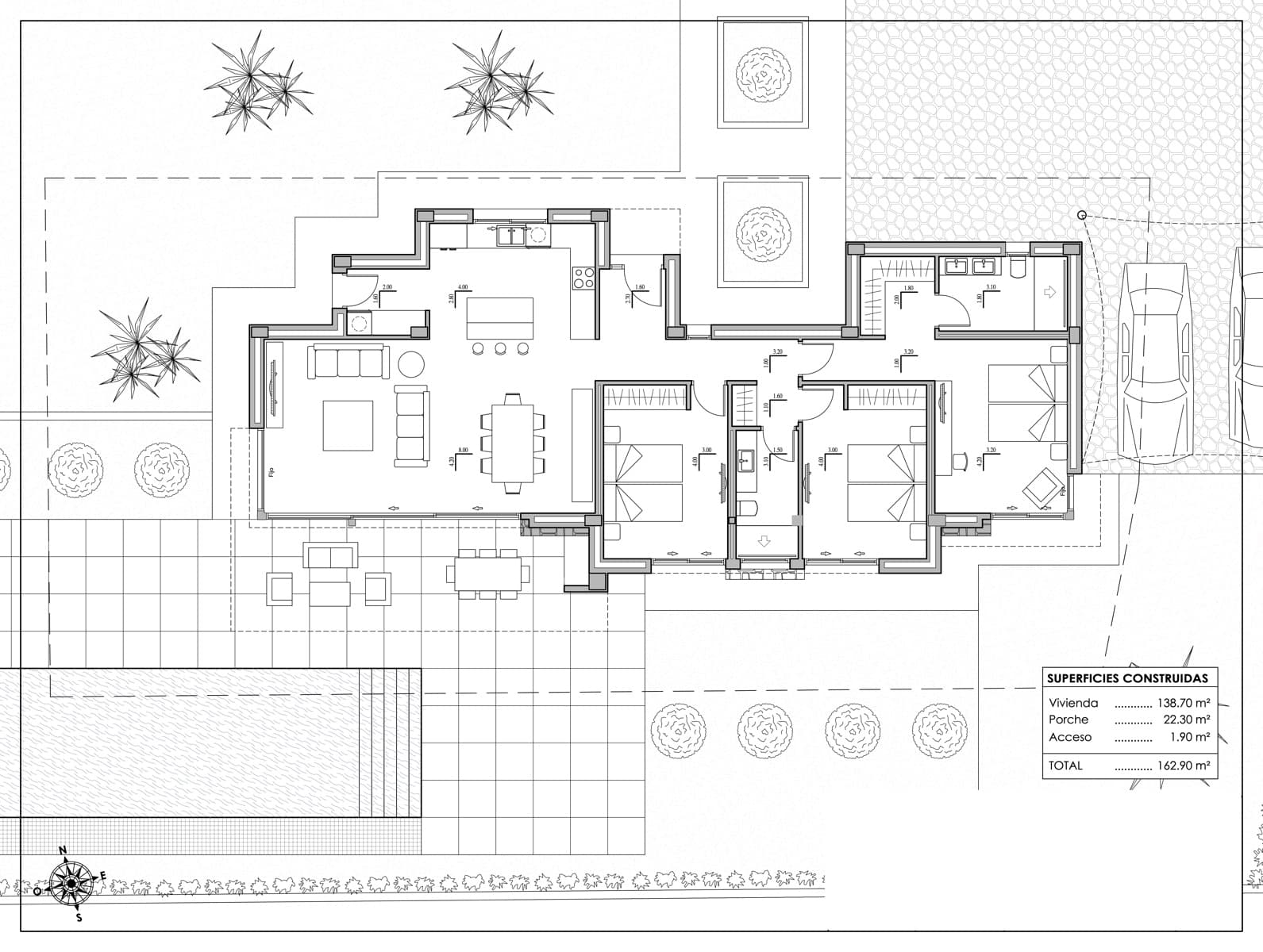 3 chambre Villa/Maison à vendre à Calpe / Calp avec piscine garage - 820 000 € (Ref: 7099484)