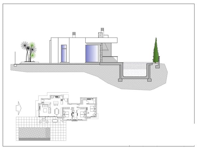 3 chambre Villa/Maison à vendre à Calpe / Calp avec piscine garage - 820 000 € (Ref: 7099484)