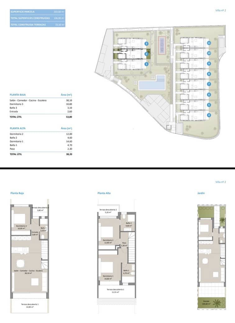 3 Zimmer Doppelhaus zu verkaufen in Finestrat mit Garage - 545.000 € (Ref: 7111132)