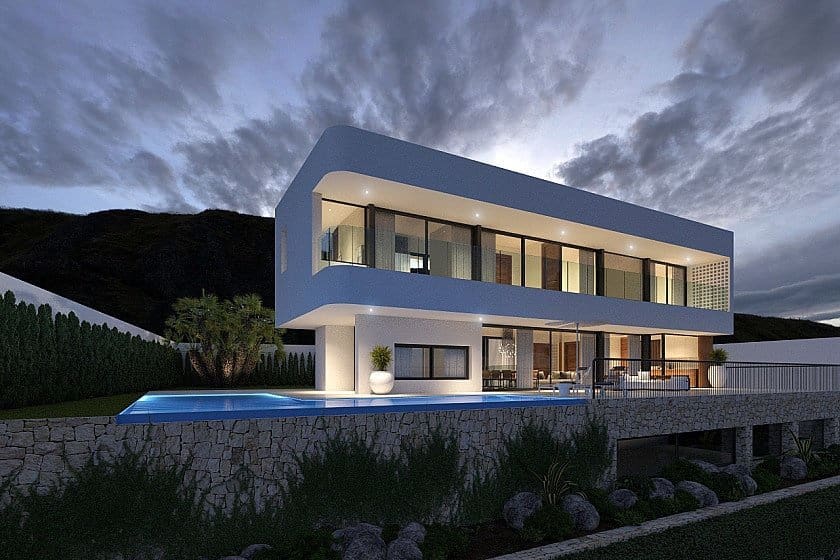 4 bedroom Villa for sale in Finestrat with pool garage - € 1,400,000 (Ref: 7116169)