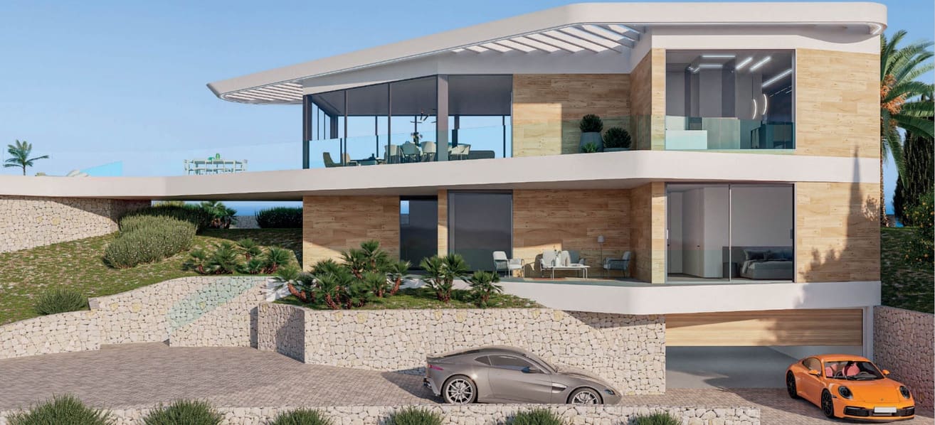 4 makuuhuone Huvila myytävänä paikassa Javea / Xabia mukana 
autotalli - 3 995 000 € (Ref: 7173098)