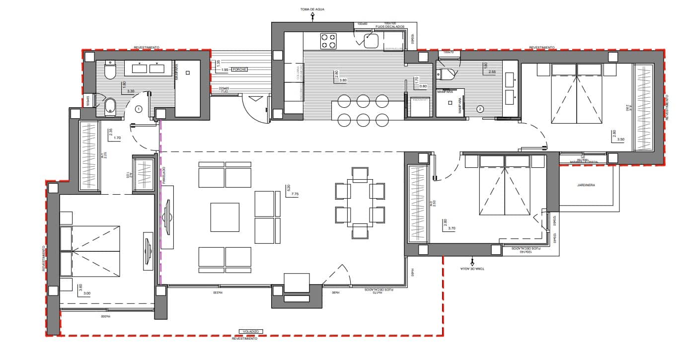 3 bedroom Villa for sale in Benitachell / Benitatxell with pool garage - € 1,397,000 (Ref: 7310599)