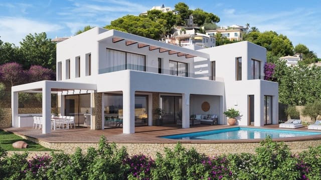 Chalet de 4 habitaciones en Moraira, Teulada-Moraira en venta con piscina garaje - 1.890.000 € (Ref: 7346504)