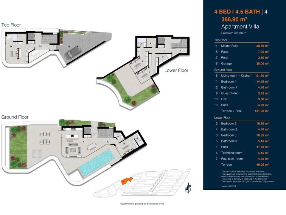 3 bedroom Apartment for sale in Altea with garage - € 1,450,000 (Ref: 7392374)