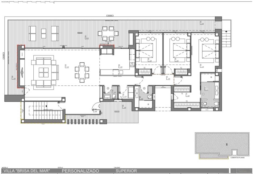 3 camera da letto Villa in vendita in Cumbre del Sol con piscina garage - 1.947.500 € (Rif: 7397452)