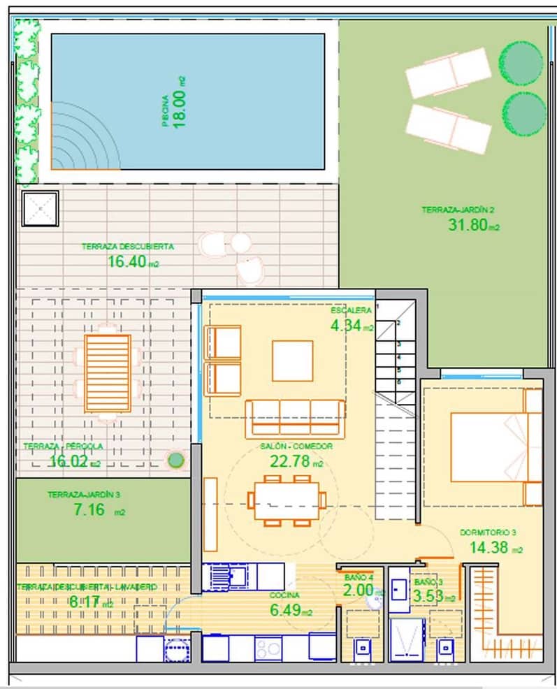 3 bedroom Villa for sale in Polop with pool garage - € 504,000 (Ref: 7405855)
