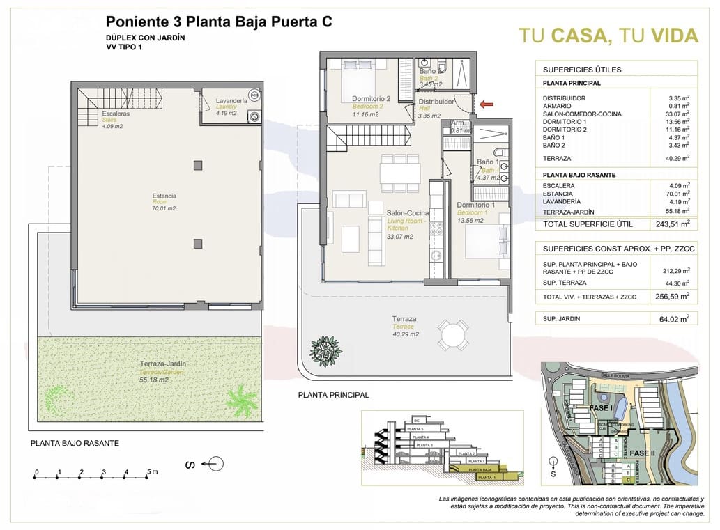 2 bedroom Apartment for sale in Finestrat with garage - € 550,000 (Ref: 7432593)