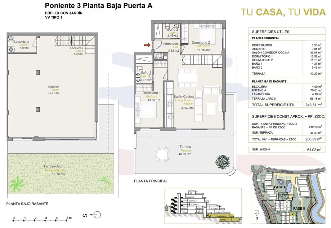 2 bedroom Apartment for sale in Finestrat with garage - € 550,000 (Ref: 7432593)