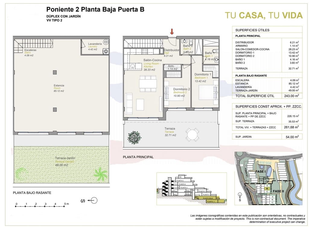 3 bedroom Apartment for sale in Finestrat with garage - € 530,000 (Ref: 7432594)