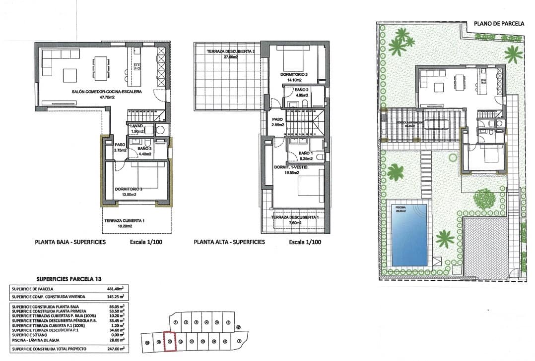 3 bedroom Villa for sale in Finestrat with pool garage - € 810,000 (Ref: 7432606)