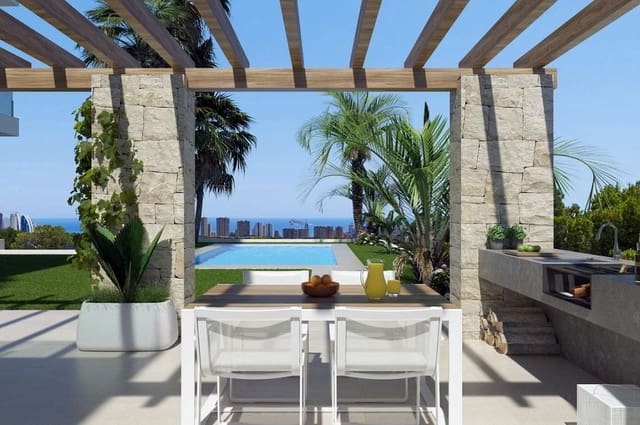 3 bedroom Villa for sale in Finestrat with pool garage - € 1,095,000 (Ref: 7432609)