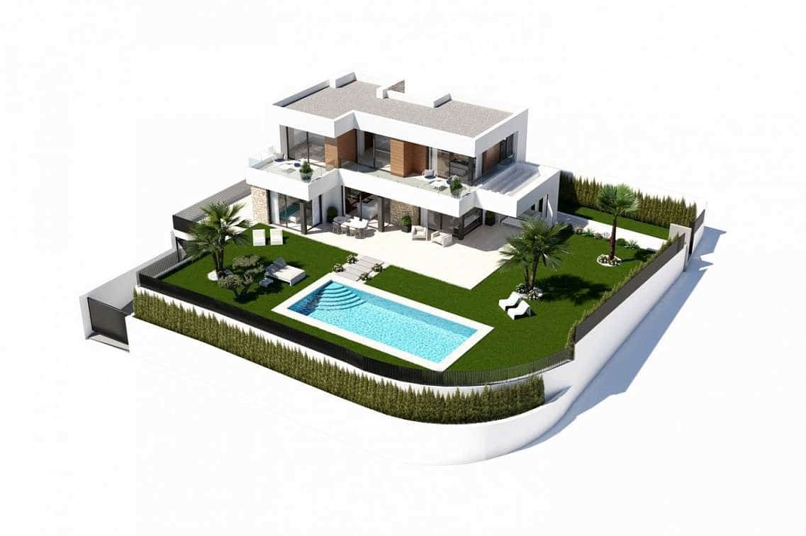 4 bedroom Villa for sale in Finestrat with garage - € 1,395,000 (Ref: 7432617)