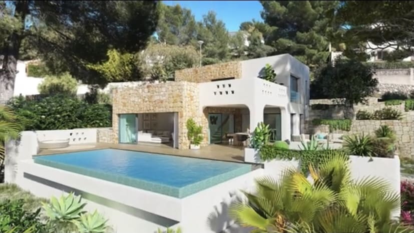 3 camera da letto Villa in vendita in Benissa con piscina garage - 1.100.000 € (Rif: 7508896)