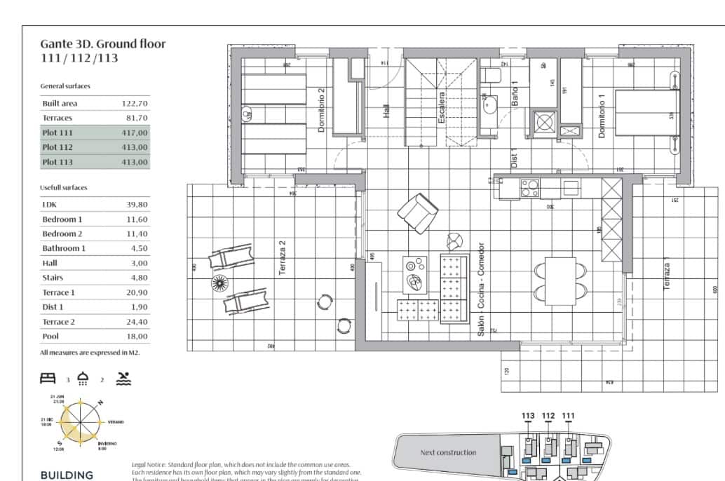 3 bedroom Villa for sale in Algorfa with pool garage - € 478,000 (Ref: 7508901)