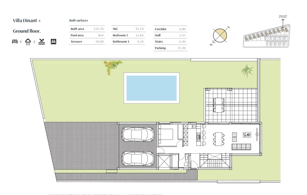 4 bedroom Villa for sale in Algorfa with pool garage - € 795,000 (Ref: 7508902)