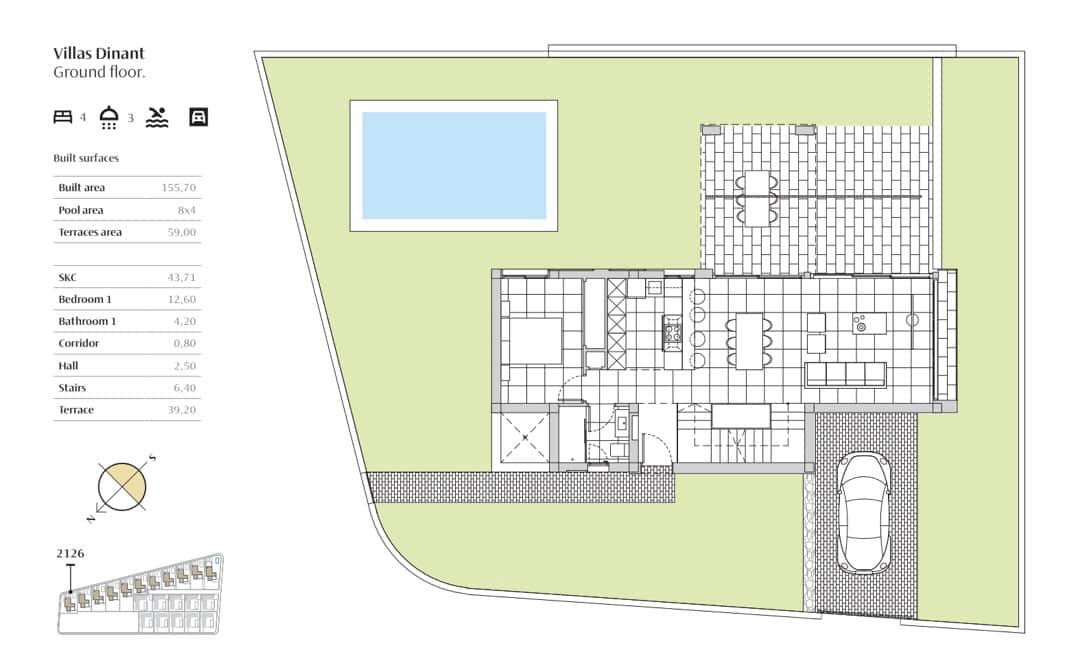 4 bedroom Villa for sale in Algorfa with pool garage - € 729,000 (Ref: 7508903)