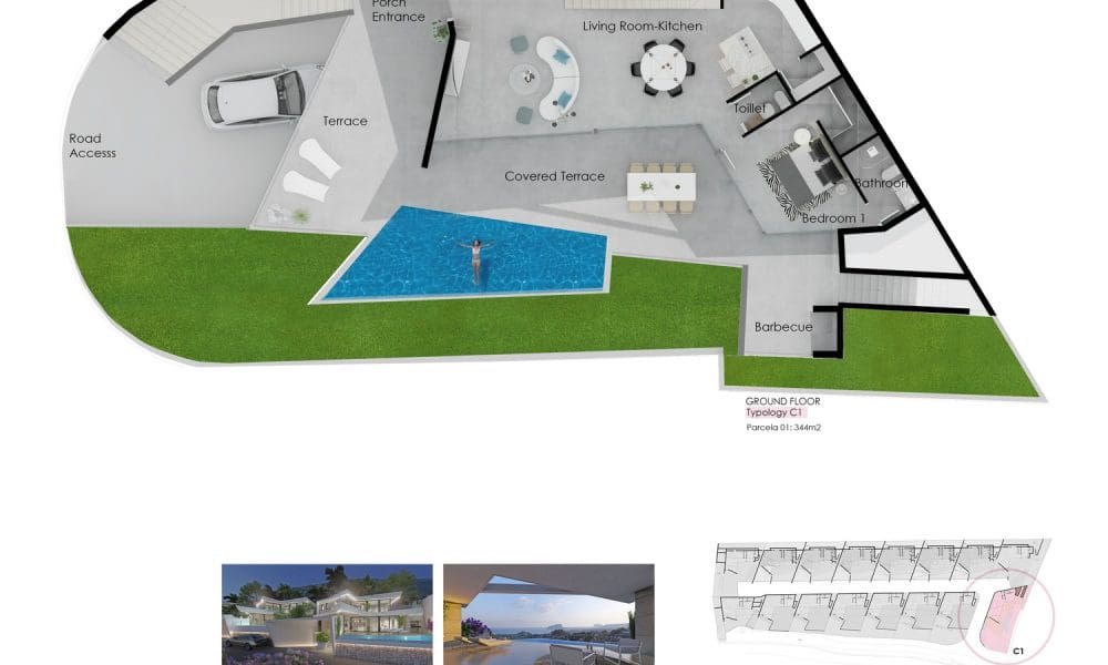 3 bedroom Villa for sale in Cumbre del Sol with pool garage - € 815,000 (Ref: 7565672)