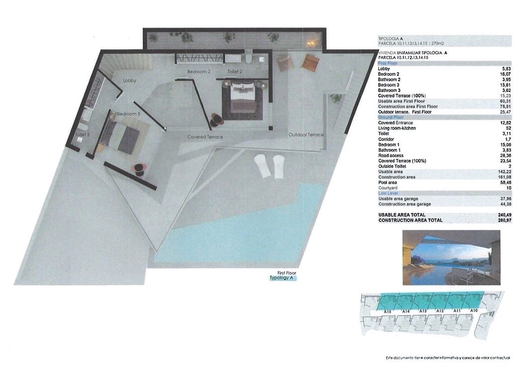 3 bedroom Villa for sale in Cumbre del Sol with pool garage - € 815,000 (Ref: 7565672)