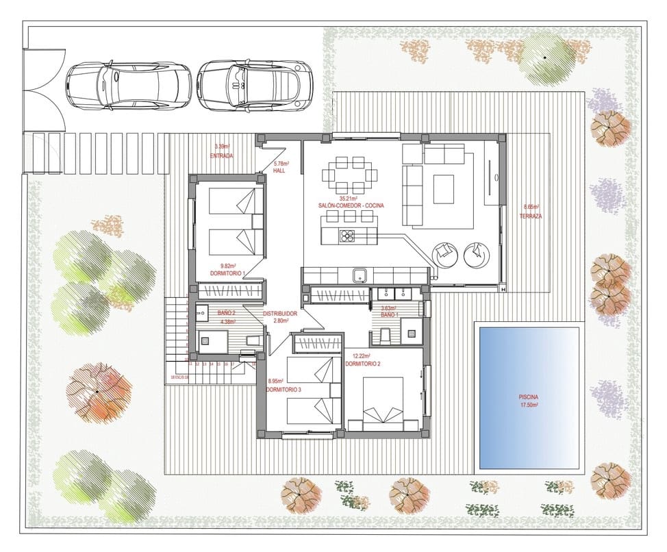 3 bedroom Villa for sale in Polop with pool garage - € 440,000 (Ref: 7581346)