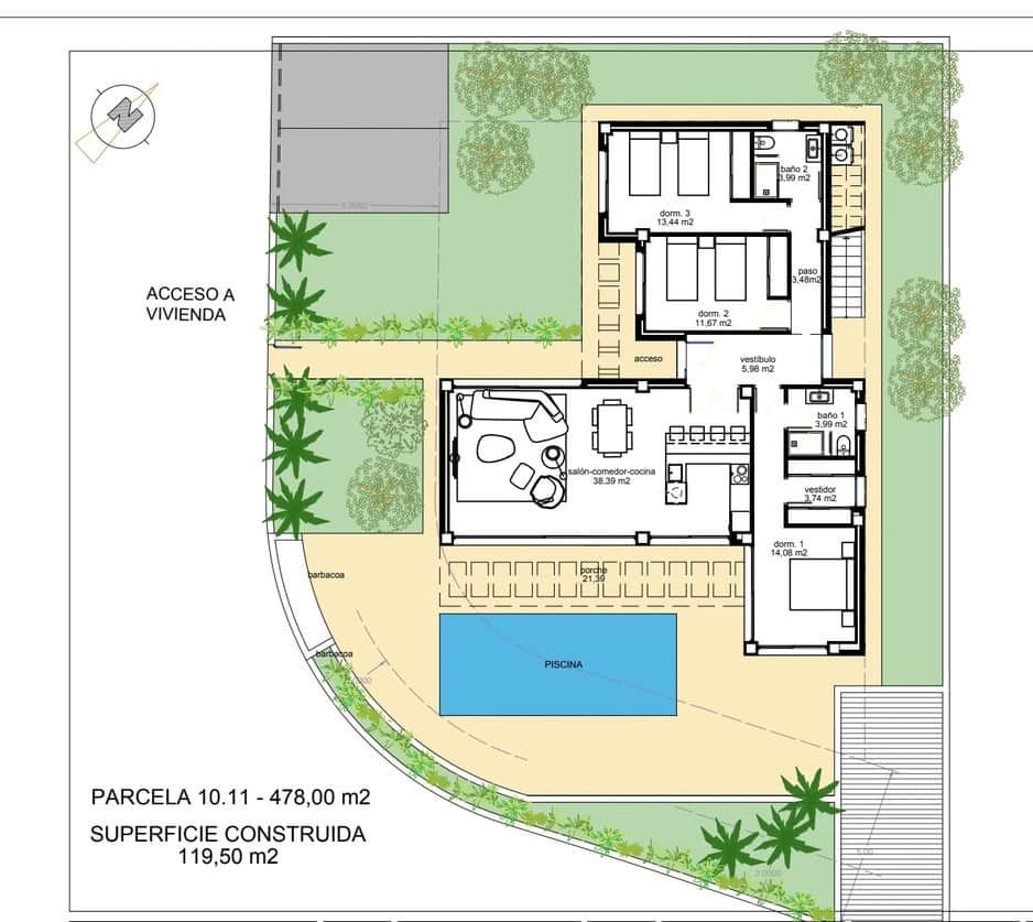 3 quarto Moradia para venda em Polop com piscina garagem - 480 000 € (Ref: 7581347)