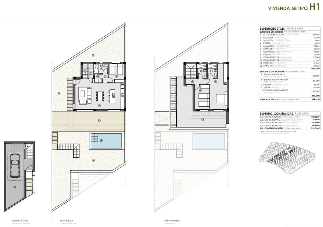 3 sypialnia Willa na sprzedaż w Polop z basenem garażem - 674 700 € (Ref: 7581350)