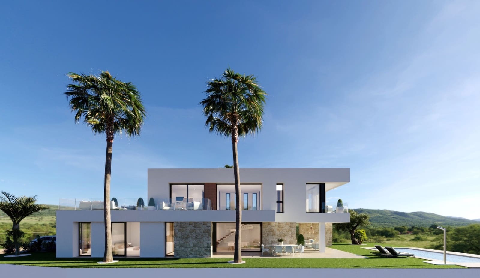 4 soverom Villa til salgs i Finestrat med svømmebasseng garasje - € 2 195 000 (Ref: 7586777)