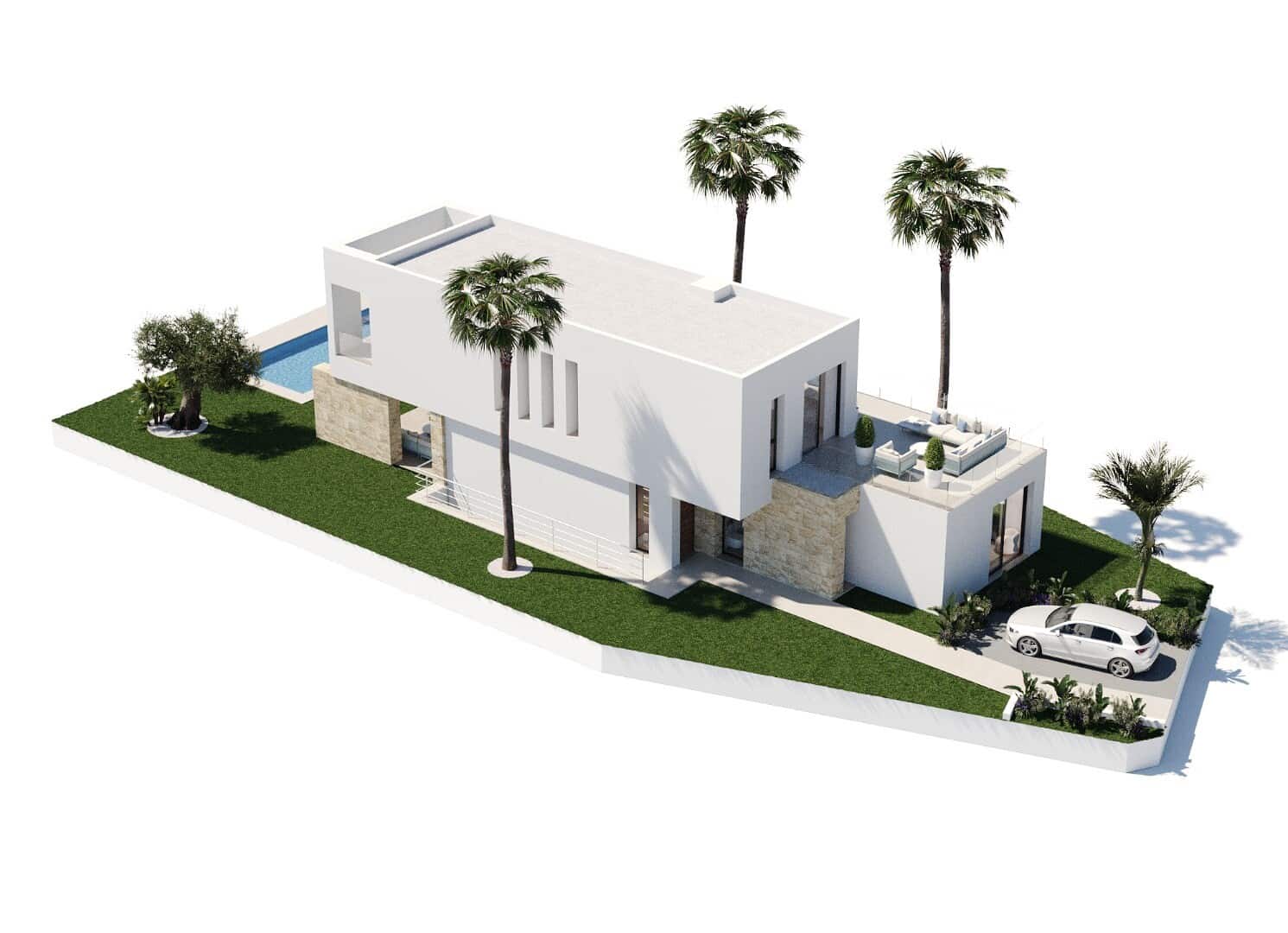 4 soverom Villa til salgs i Finestrat med svømmebasseng garasje - € 2 195 000 (Ref: 7586777)