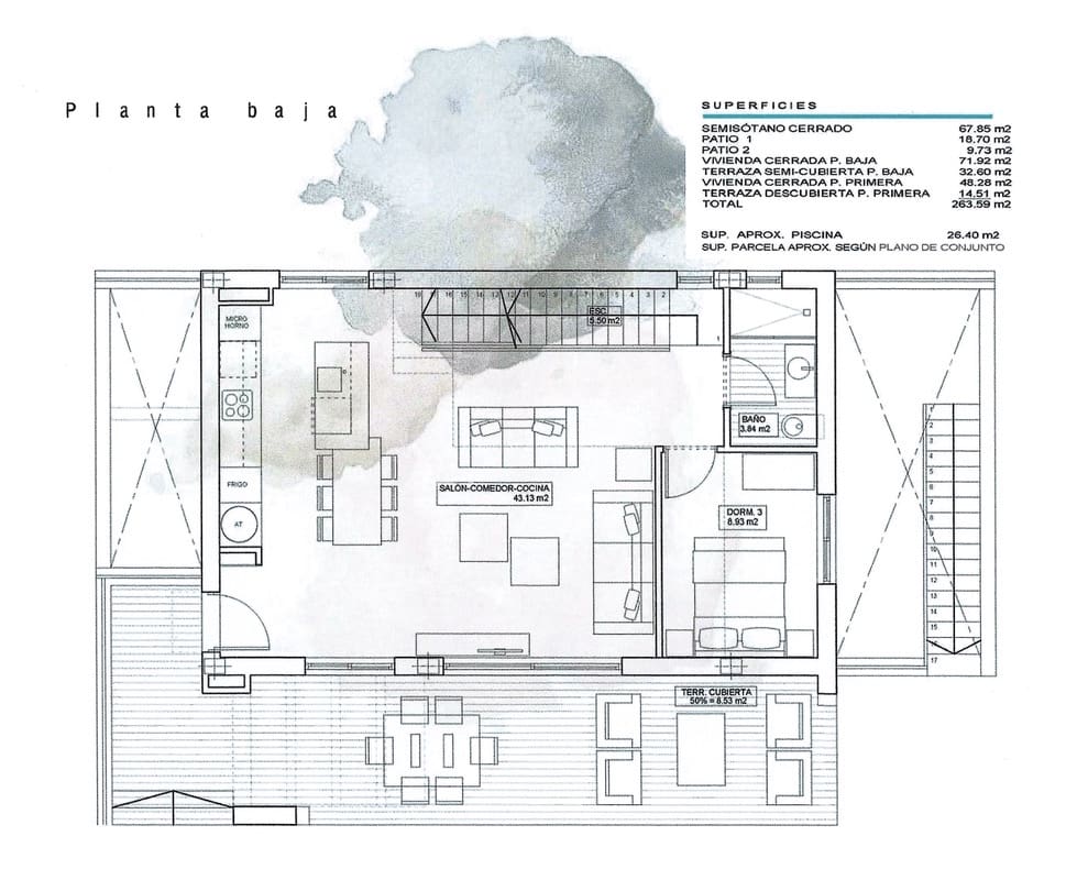 3 Zimmer Villa zu verkaufen in Finestrat mit Pool Garage - 669.000 € (Ref: 7604042)