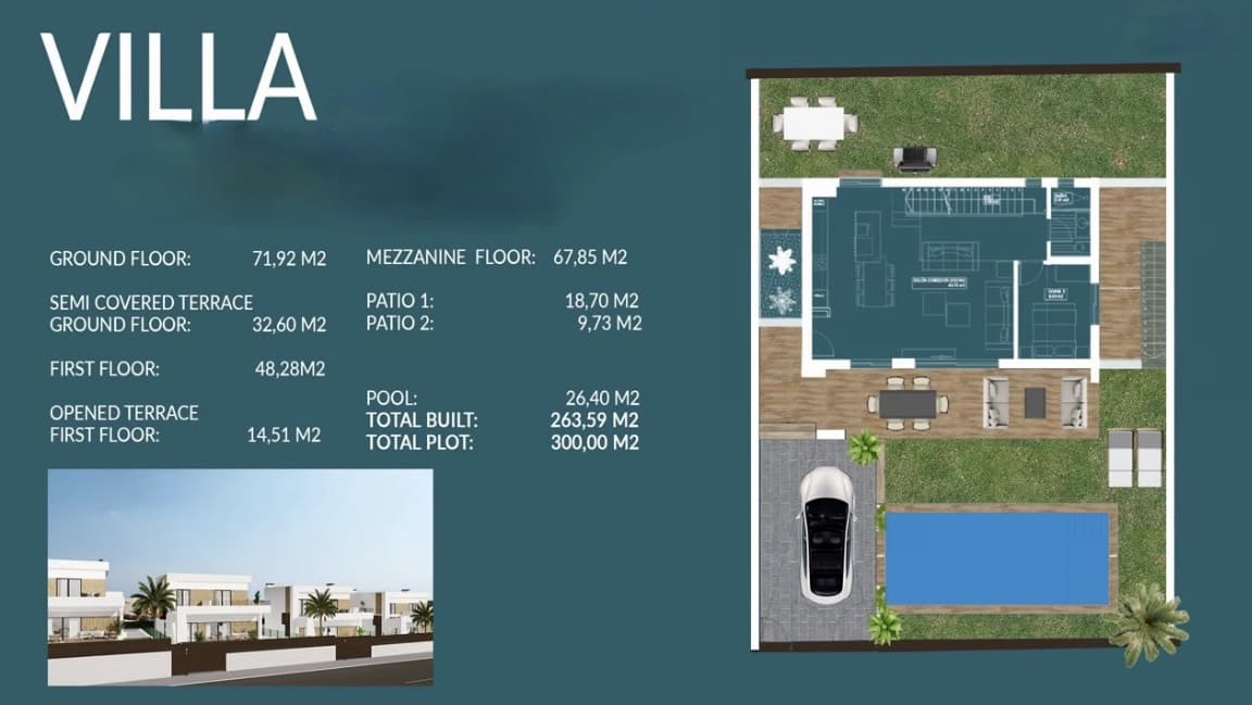 3 Zimmer Villa zu verkaufen in Finestrat mit Pool Garage - 669.000 € (Ref: 7604042)