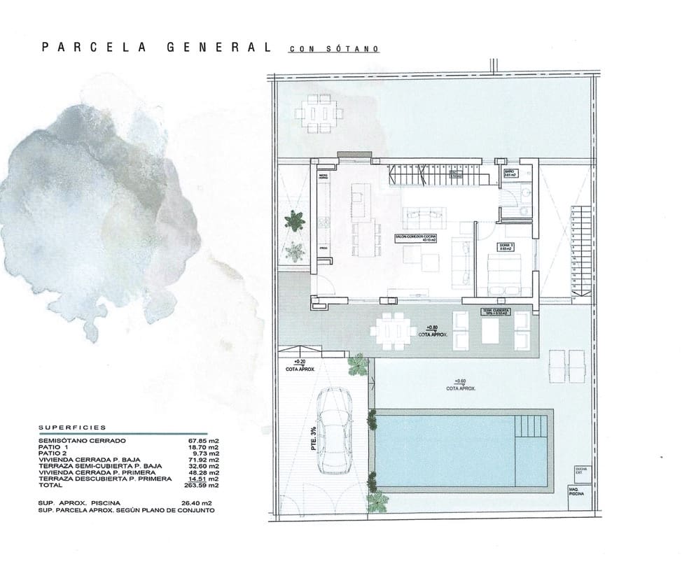 3 chambre Villa/Maison à vendre à Finestrat avec piscine garage - 565 000 € (Ref: 7604043)
