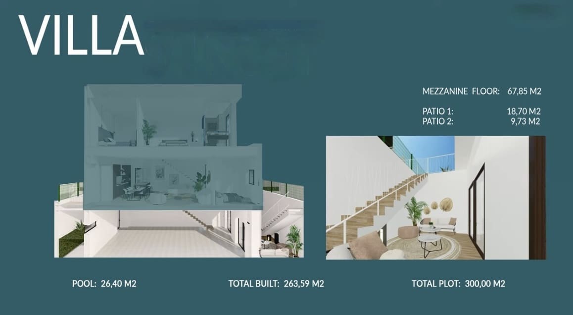 3 chambre Villa/Maison à vendre à Finestrat avec piscine garage - 565 000 € (Ref: 7604043)