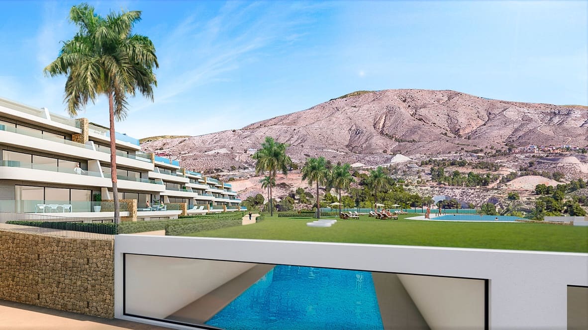 2 bedroom Apartment for sale in Finestrat with garage - € 410,000 (Ref: 7640741)