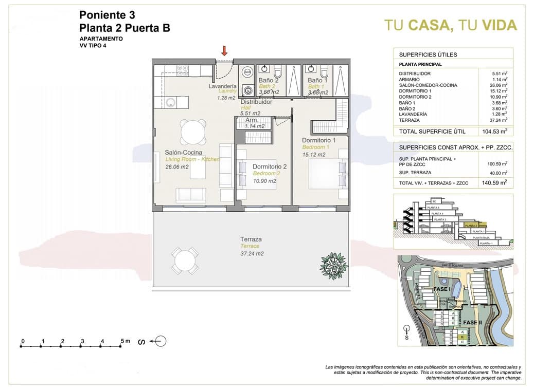 2 camera da letto Appartamento in vendita in Finestrat con garage - 390.000 € (Rif: 7640742)