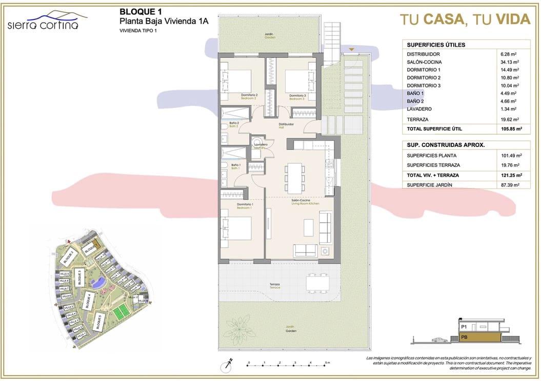3 chambre Appartement à vendre à Finestrat avec garage - 515 000 € (Ref: 7645394)