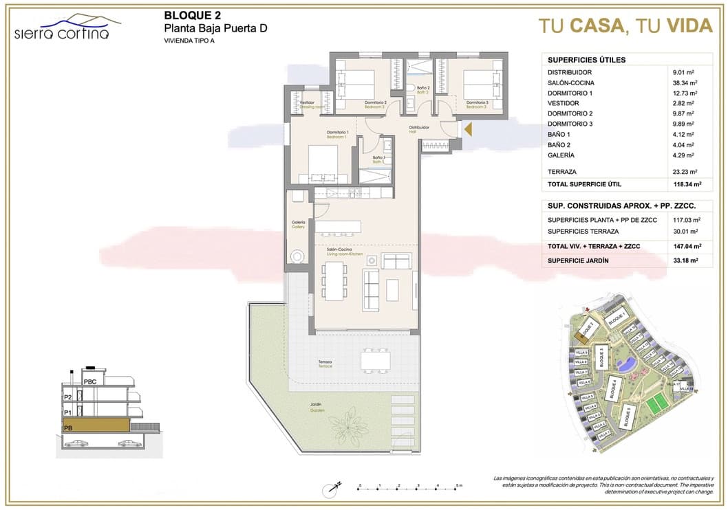 3 chambre Appartement à vendre à Finestrat avec garage - 515 000 € (Ref: 7645394)