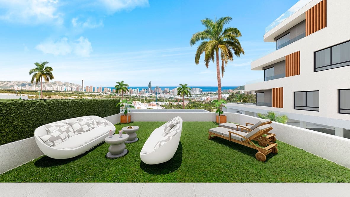 2 bedroom Apartment for sale in Finestrat with garage - € 370,000 (Ref: 7645395)