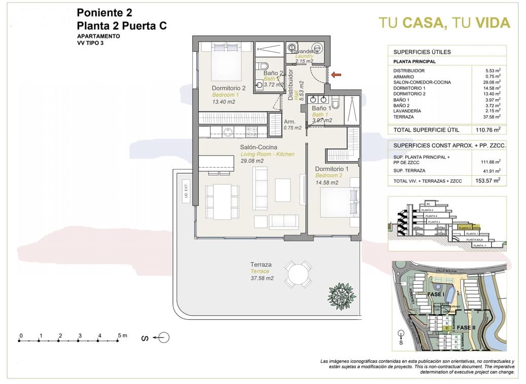2 camera da letto Appartamento in vendita in Finestrat con garage - 400.000 € (Rif: 7645396)