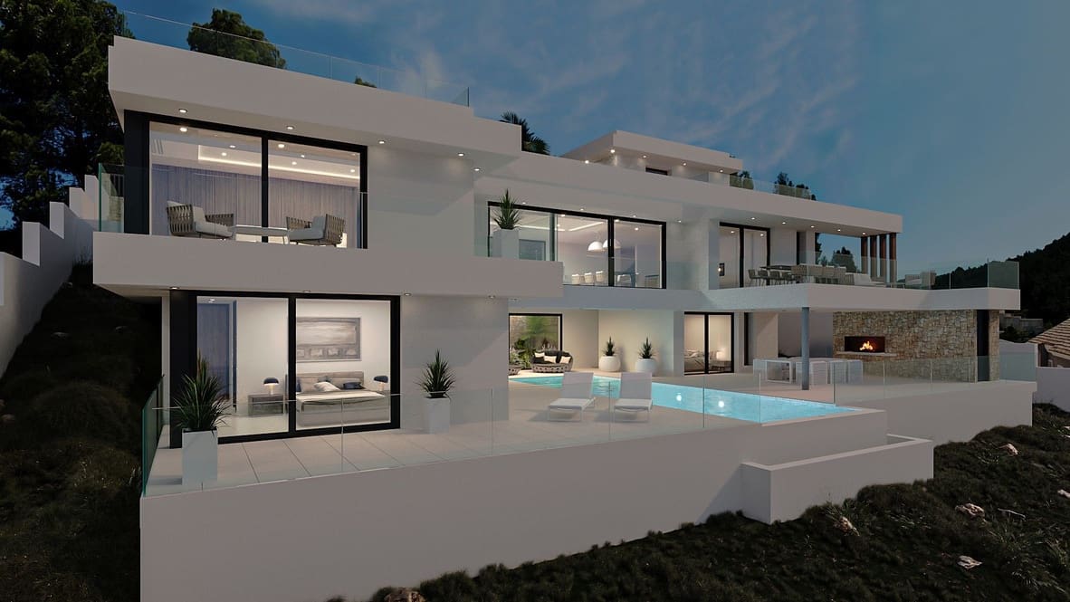 4 bedroom Villa for sale in Calpe / Calp with pool garage - € 1,890,000 (Ref: 7682420)
