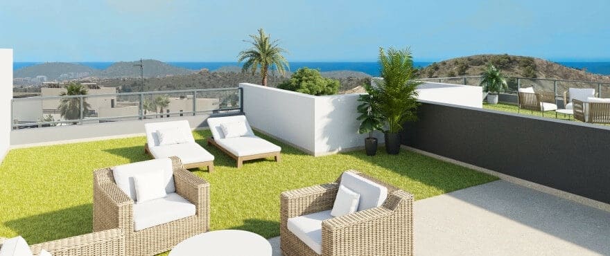 2 bedroom Apartment for sale in Finestrat with garage - € 285,000 (Ref: 7832467)