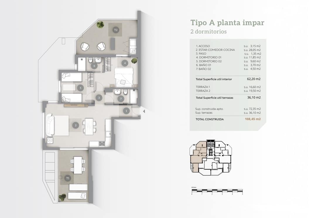 2 soveværelse Lejlighed til salg i Calpe / Calp med garage - € 430.000 (Ref: 8026613)
