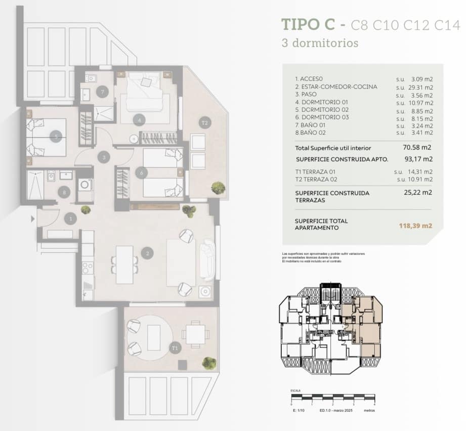 3 Zimmer Apartment zu verkaufen in Calpe / Calp mit Pool Garage - 575.000 € (Ref: 8039701)
