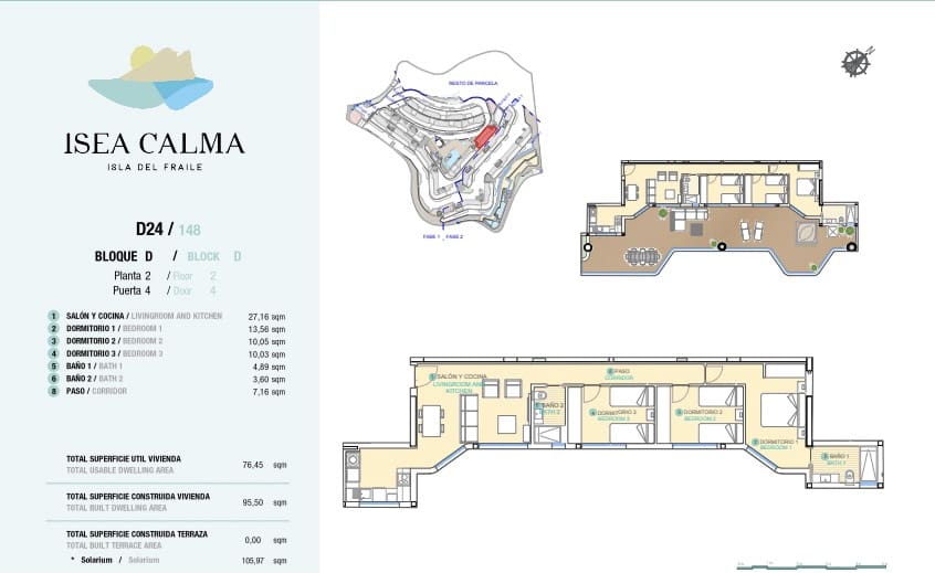3 camera da letto Appartamento in vendita in Aguilas con garage - 548.000 € (Rif: 8141314)