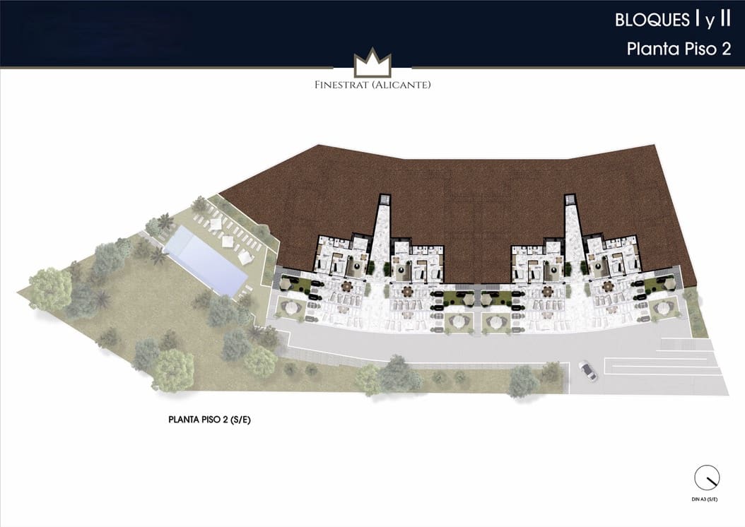 2 chambre Appartement à vendre à Finestrat - 355 000 € (Ref: 8194339)