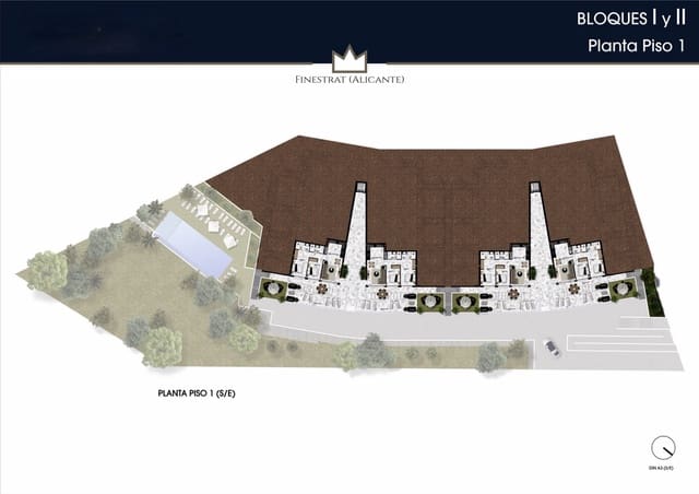 2 chambre Appartement à vendre à Finestrat - 355 000 € (Ref: 8194339)