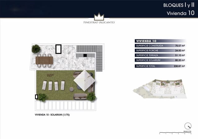 2 camera da letto Appartamento in vendita in Finestrat con garage - 430.000 € (Rif: 8194340)