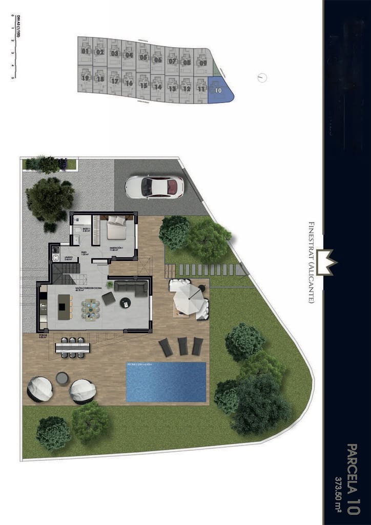 3 bedroom Villa for sale in Finestrat with pool garage - € 714,000 (Ref: 8194341)