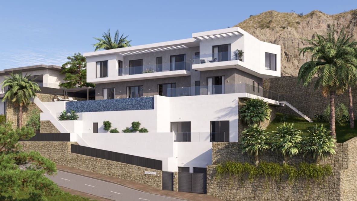 7 bedroom Villa for sale in Finestrat with pool garage - € 3,500,000 (Ref: 8207529)