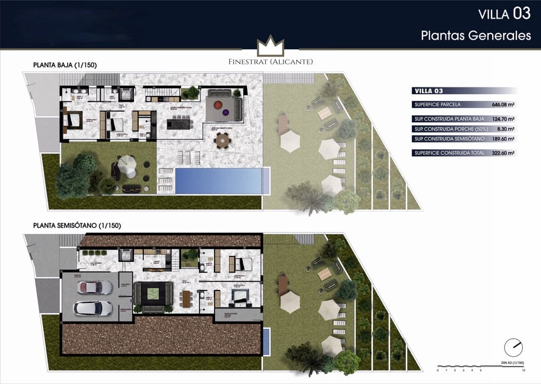 4 camera da letto Villa in vendita in Finestrat con piscina garage - 990.000 € (Rif: 8207530)