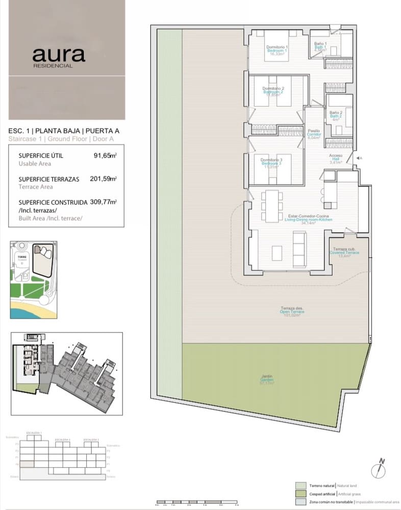 3 bedroom Apartment for sale in La Villajoyosa / Vila Joiosa with garage - € 915,000 (Ref: 8216824)