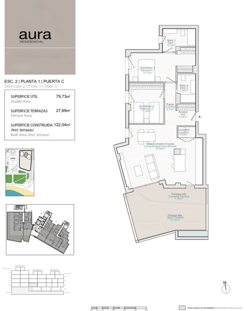 2 bedroom Apartment for sale in La Villajoyosa / Vila Joiosa with garage - € 650,000 (Ref: 8221873)